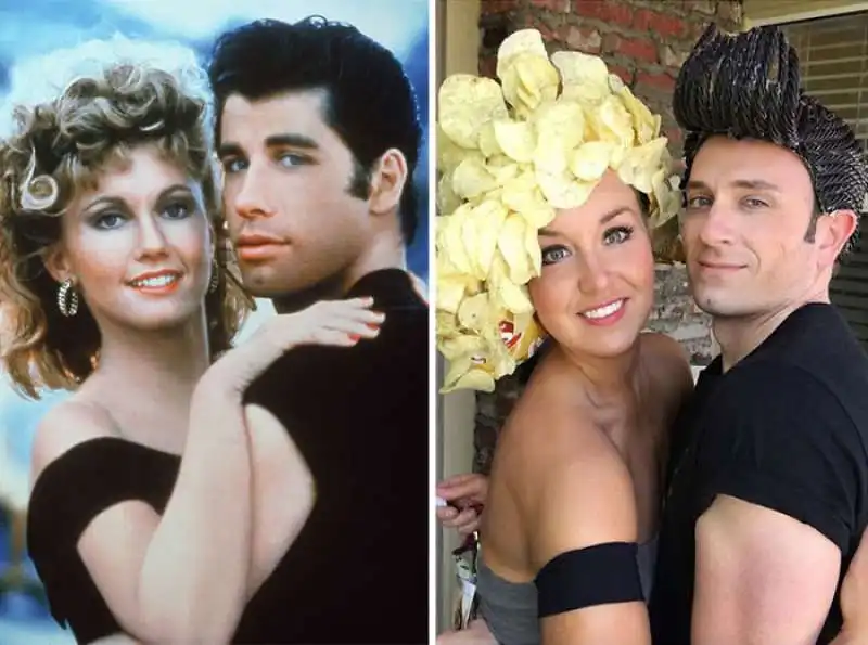 tom lenk e courtney andresen come john travolta e olivia newton john in grease