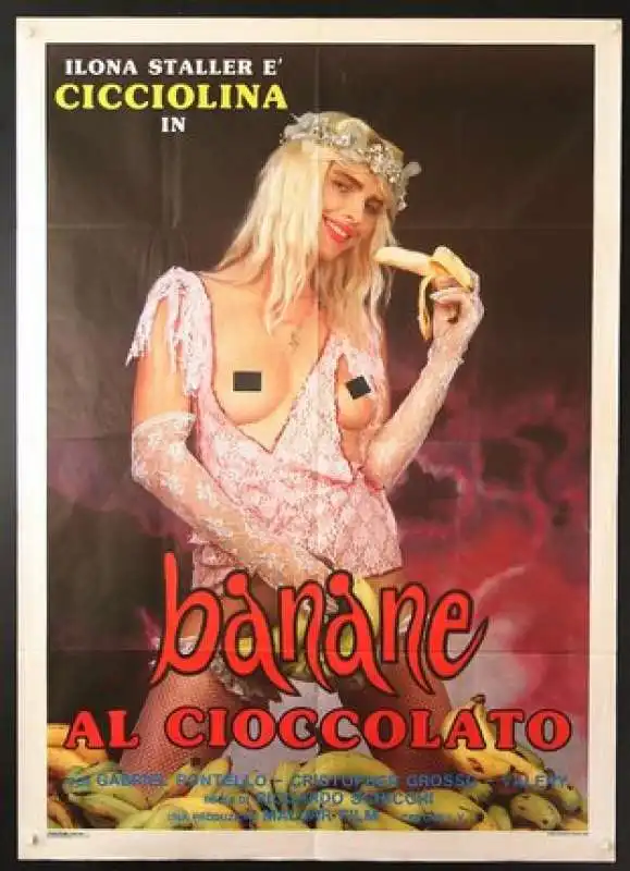 banane al cioccolato con cicciolina e g. pontello