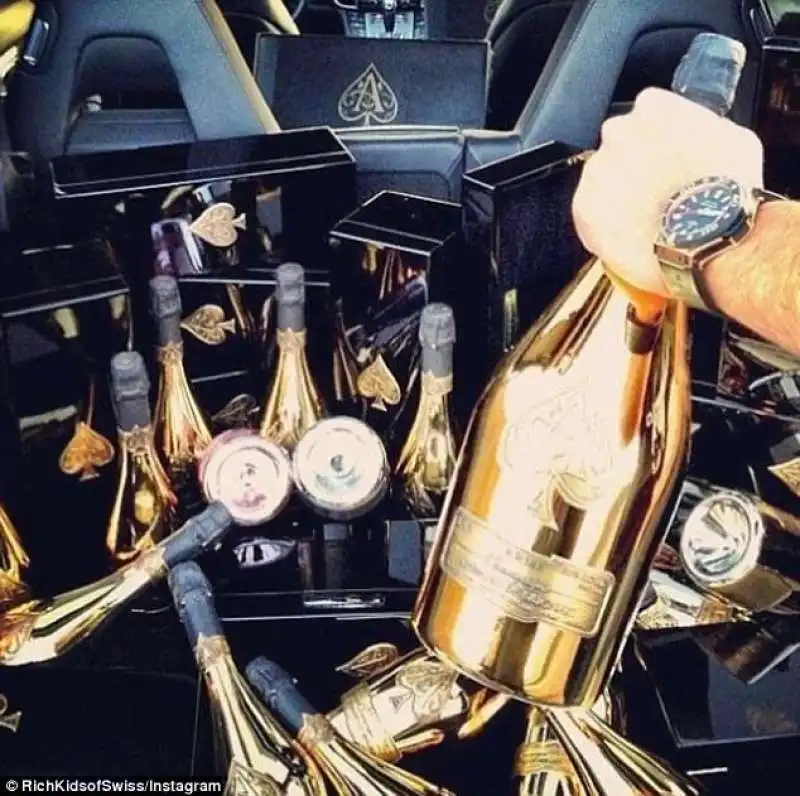 champagne per i rich kids svizzeri