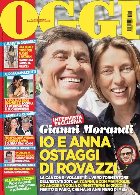 COPERTINA OGGI - GIUGNO 2017