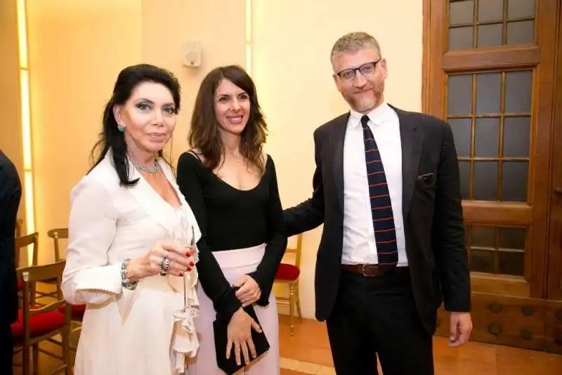 da sinistra paola mainetti, valeria falcioni e alessandro giuli