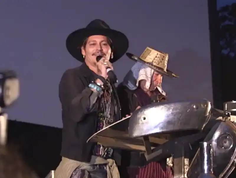 depp contro trump a glasto