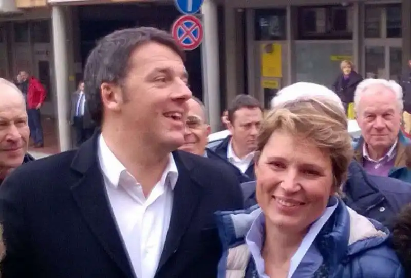 eva uccella con renzi