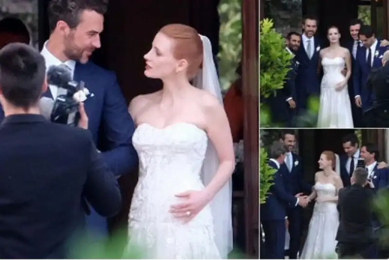 JESSICA CHASTAIN E IL CONTE GIANLUCA PASSI 