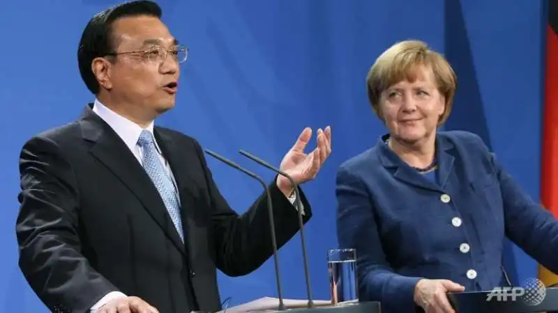 li keqiang angela merkel