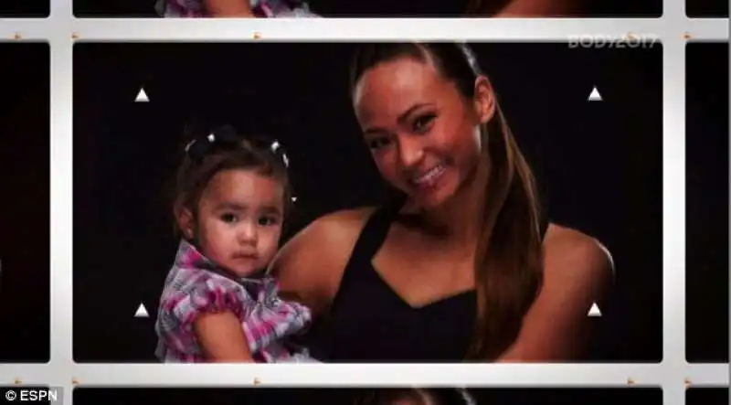 michelle waterson con la figlia