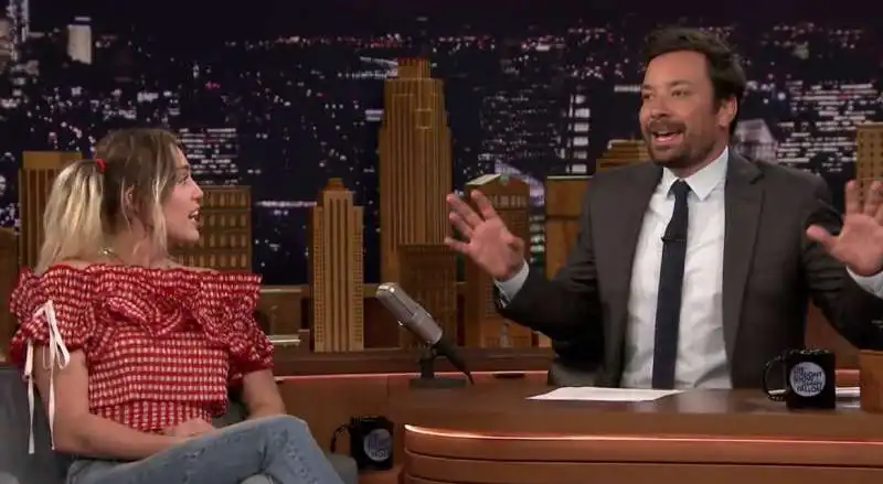 miley cyrus jimmy fallon 