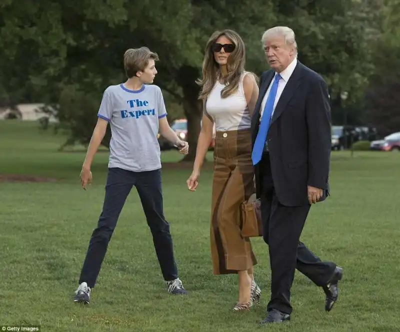 TRUMP, MELANIA E BARRON 