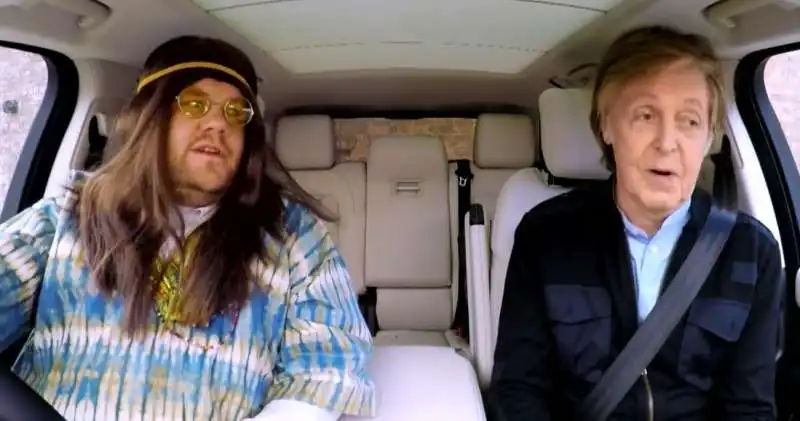 carpool karaoke di james corden con paul mccartney  2