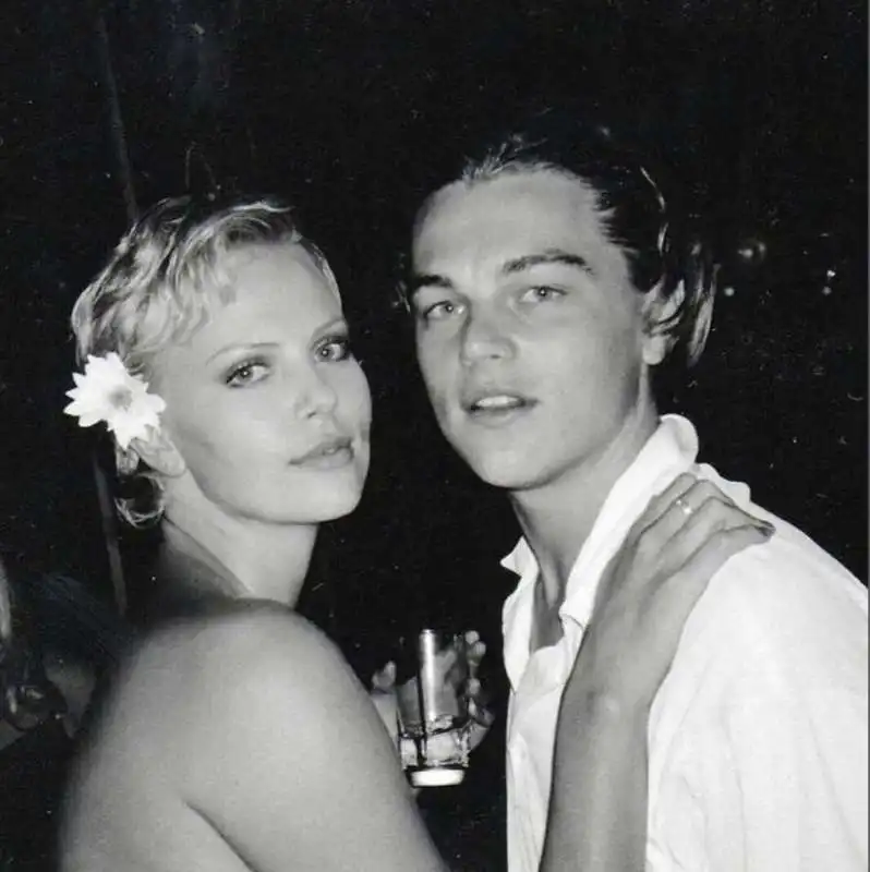 charlize theron leonardo di caprio