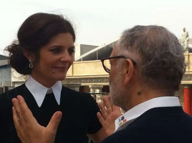 Chiara Mastroianni e Roberto D'Antonio