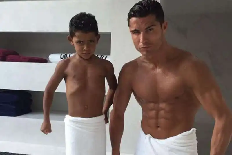 cristiano ronaldo e cristiano jr.