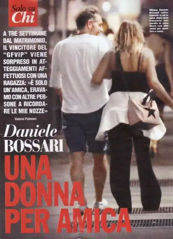 daniele bossari con un amica le foto su chi  1