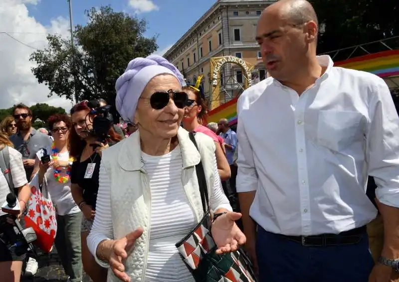 emma bonino  nicola zingaretti