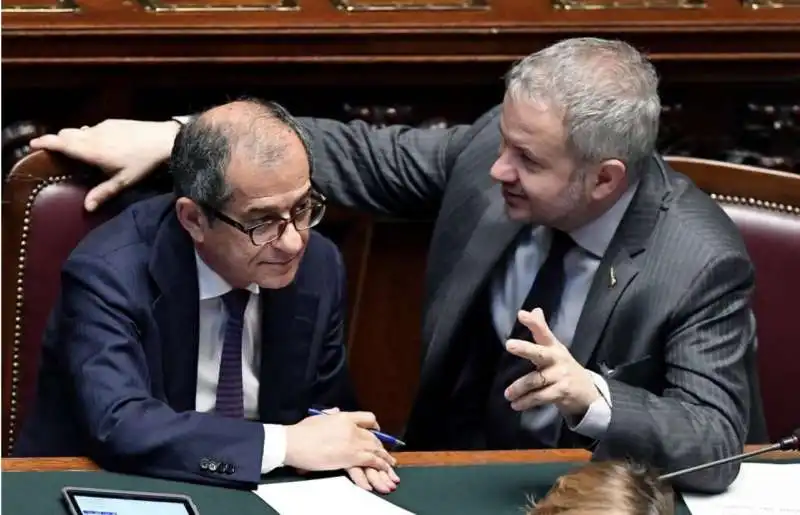 giovanni tria e claudio borghi