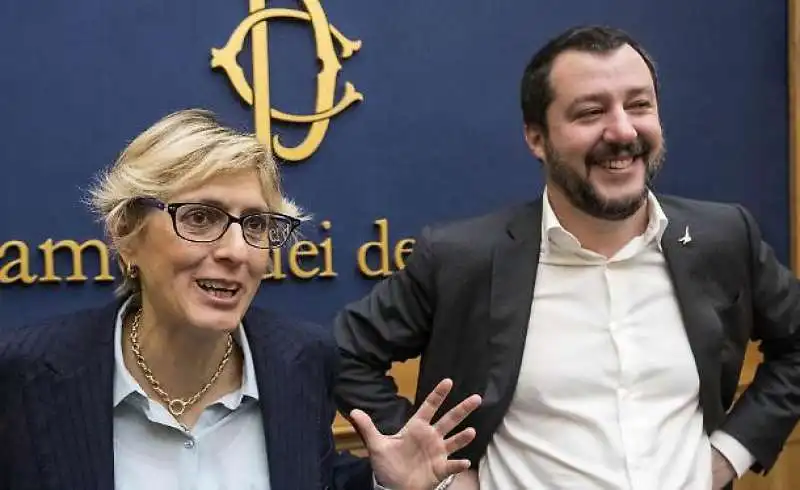 GIULIA BONGIORNO MATTEO SALVINI