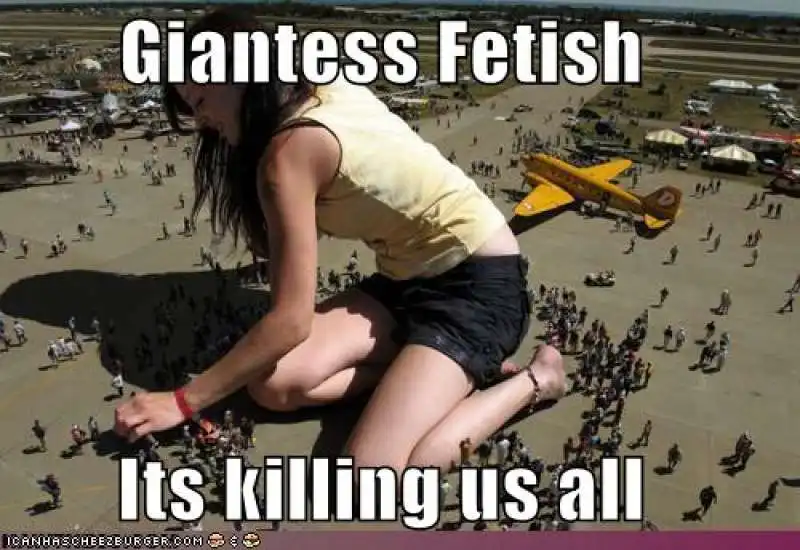 il fetish delle gigantesse