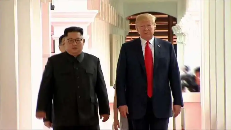 kim jong un e donald trump    