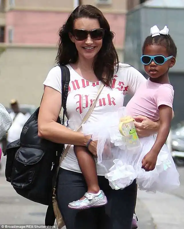 kristin davis con la figlia gemma rose