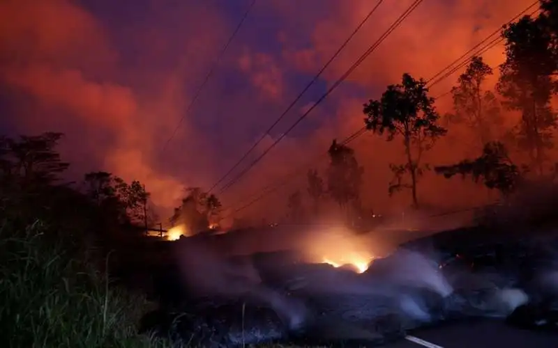 l'eruzione del vulcano kilauea 2