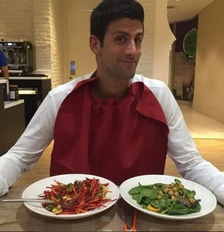 la dieta di djokovic