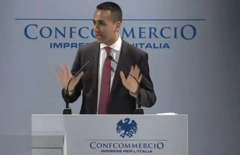 luigi di maio confcommercio 