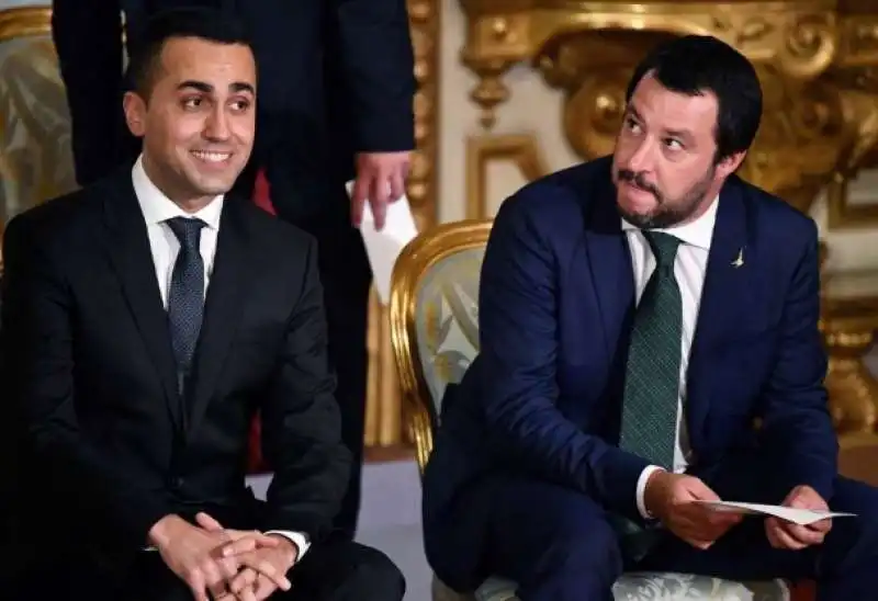 luigi di maio e matteo salvini   