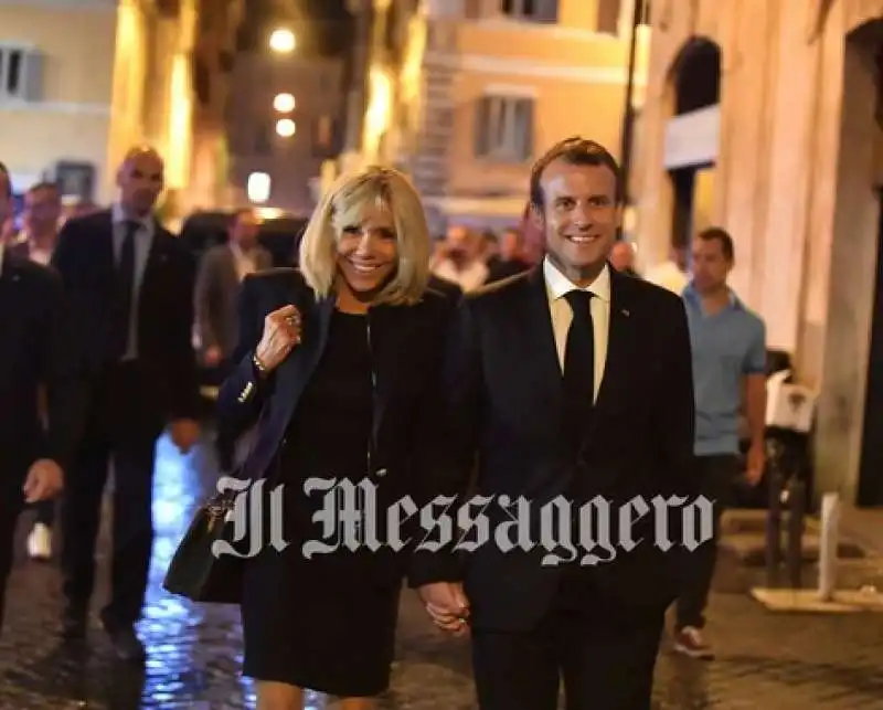 macron e brigitte a roma   foto barillari 5