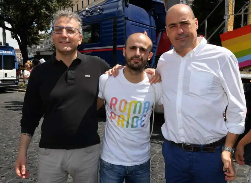 massimiliano smeriglio  sebastiano secci  nicola zingaretti