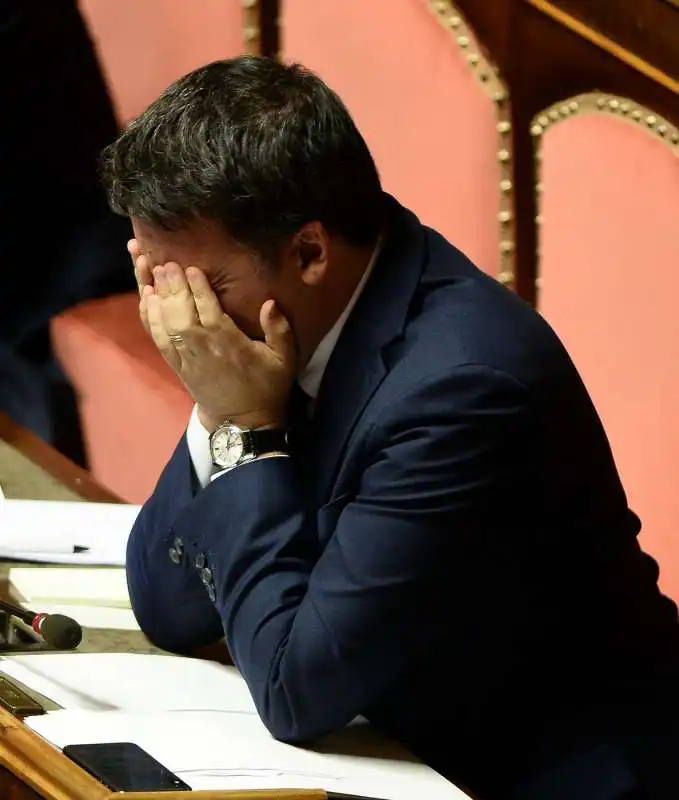 matteo renzi in senato  2