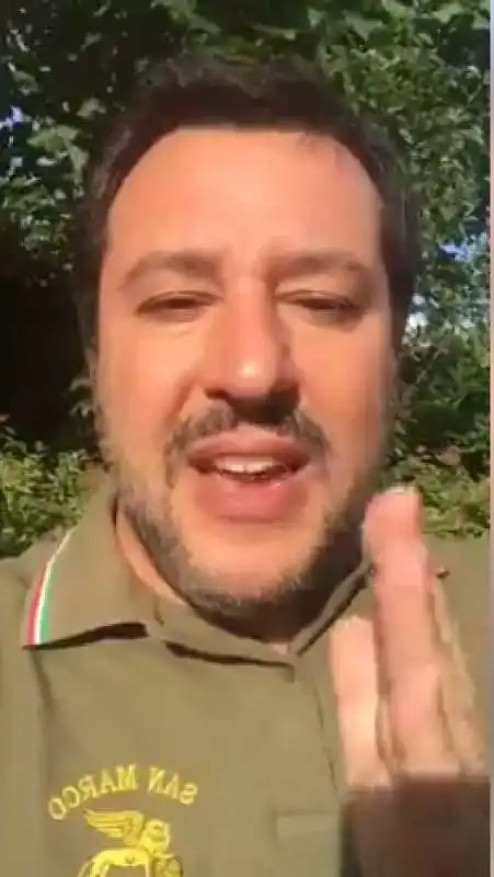 MATTEO SALVINI DIRETTA FACEBOOK