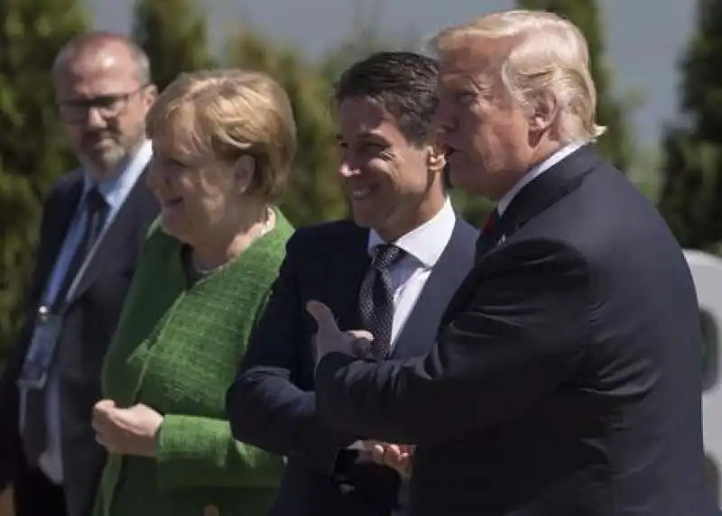 merkel conte trump