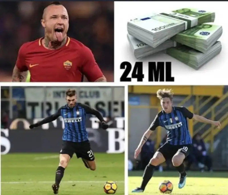 nainggolan inter ironie rete