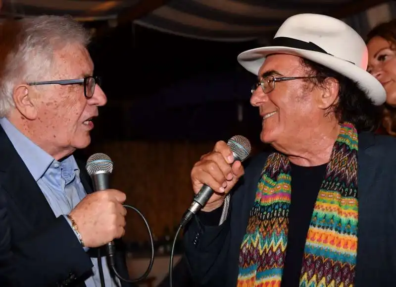 peppino di capri e albano cantano al compleanno di antonella martinelli