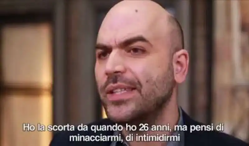 roberto saviano contro matteo salvini