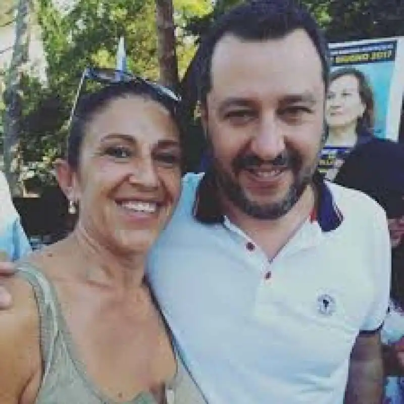 SIMONA AMADIO E MATTEO SALVINI