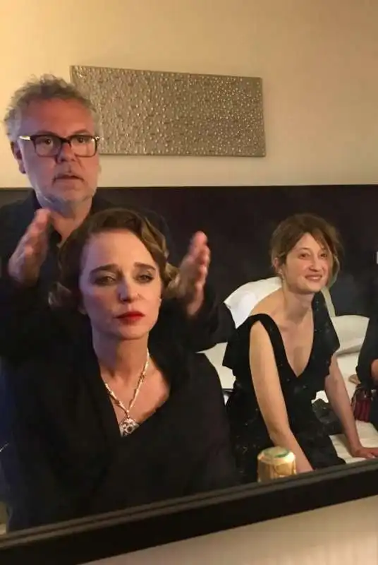 Valeria Golino, Alba Rowvacher e Roberto D'Antonio