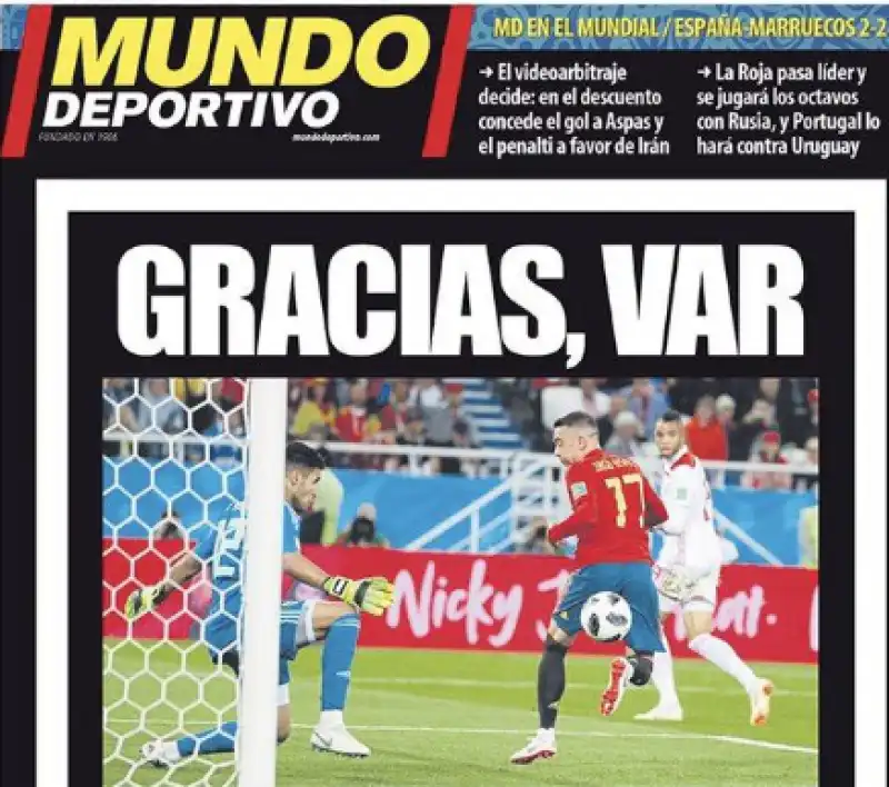 var spagna mundo deportivo