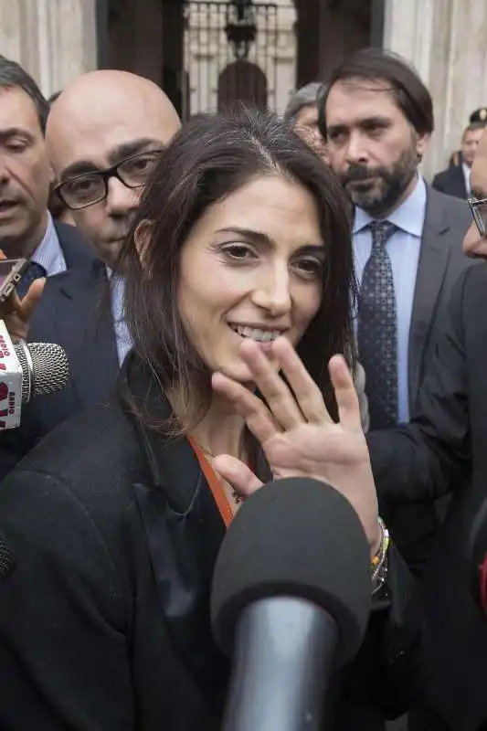 VIRGINIA RAGGI E RAFFAELE MARRA