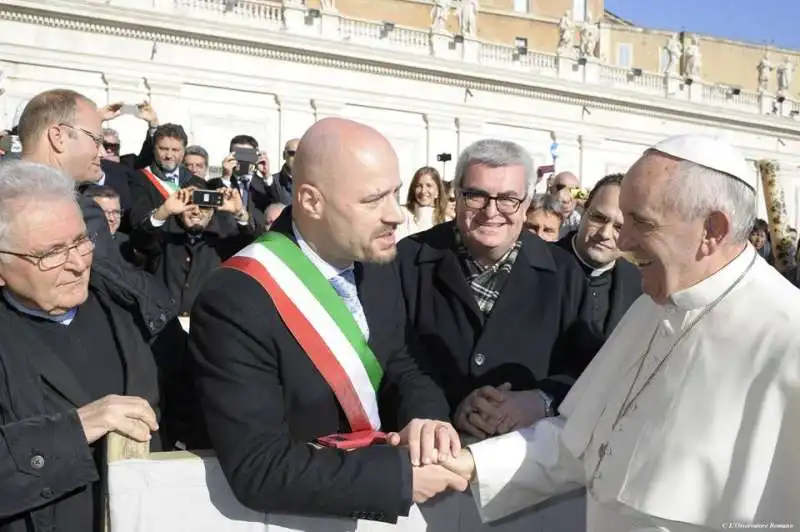 ANDREA CARLETTI INCONTRA IL PAPA