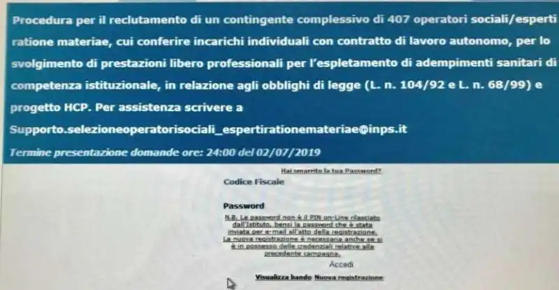 avvisi inps con la scadenza corretta  