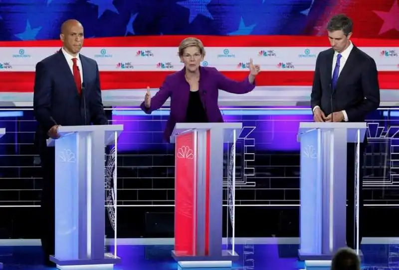 cory booker elizabeth warren beto o rourke