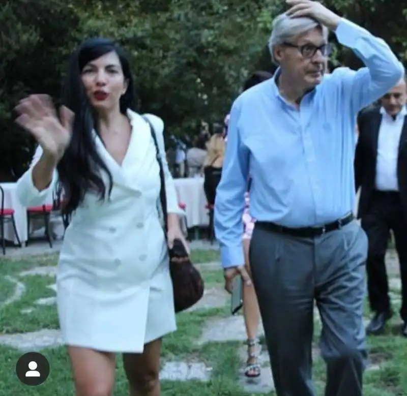 DEBORA CATTONI E VITTORIO SGARBI