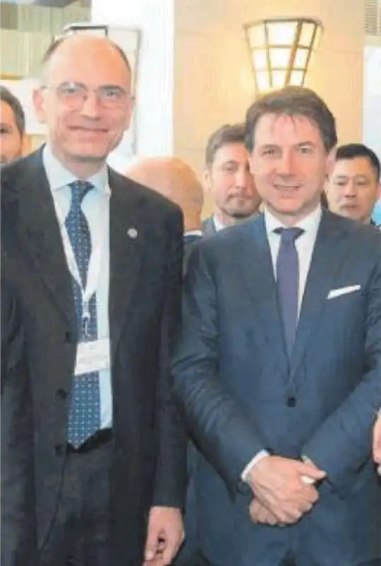 ENRICO LETTA E GIUSEPPE CONTE