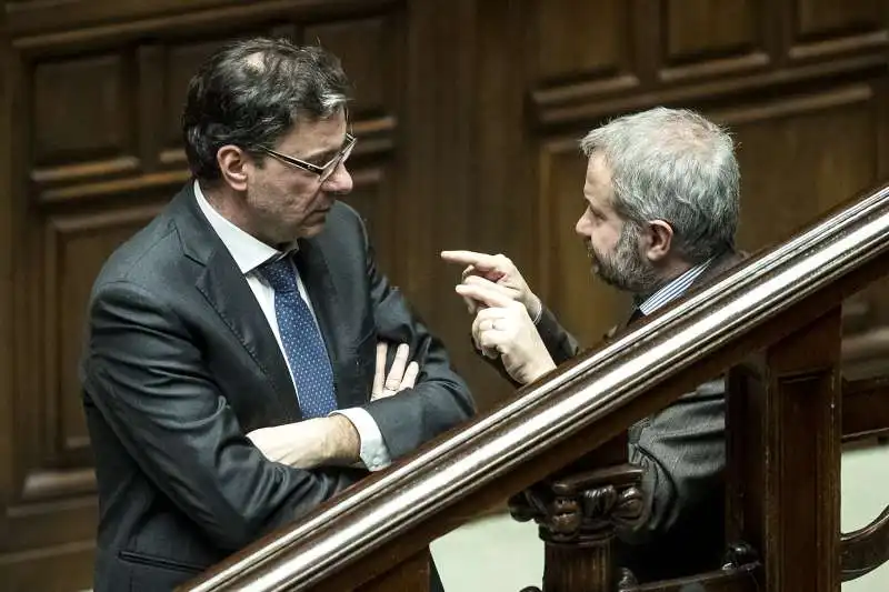 GIANCARLO GIORGETTI E CLAUDIO BORGHI