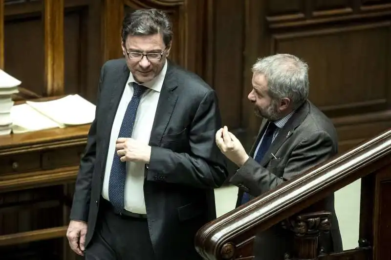 GIANCARLO GIORGETTI E CLAUDIO BORGHI