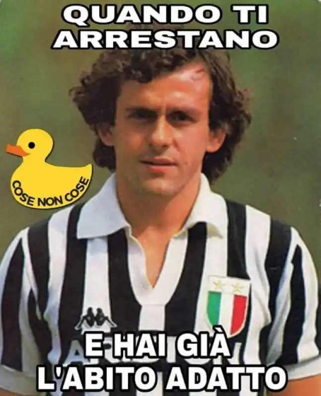 I MEME SULL ARRESTO DI MICHEL PLATINI