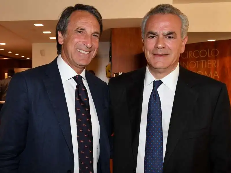 il presidente massimo veneziano con antonio romano foto di bacco