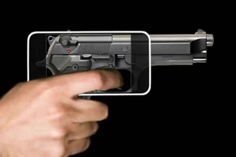 iphone pistola