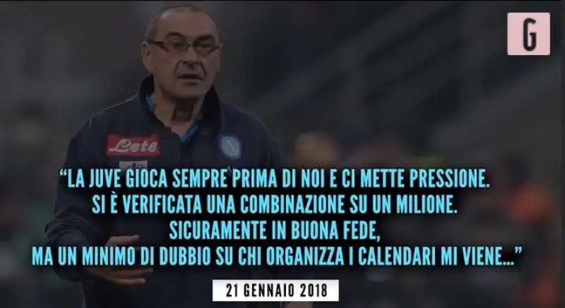 le frasi di maurizio sarri contro la juventus 5